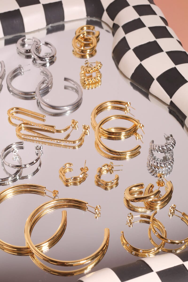 Classic Hoop Earrings mure + grand