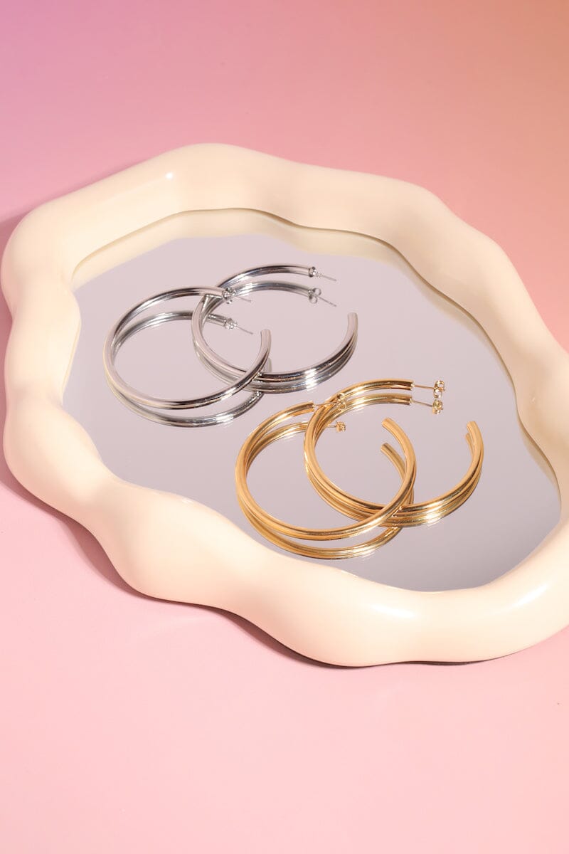 Classic Large Hoop Earrings mure + grand