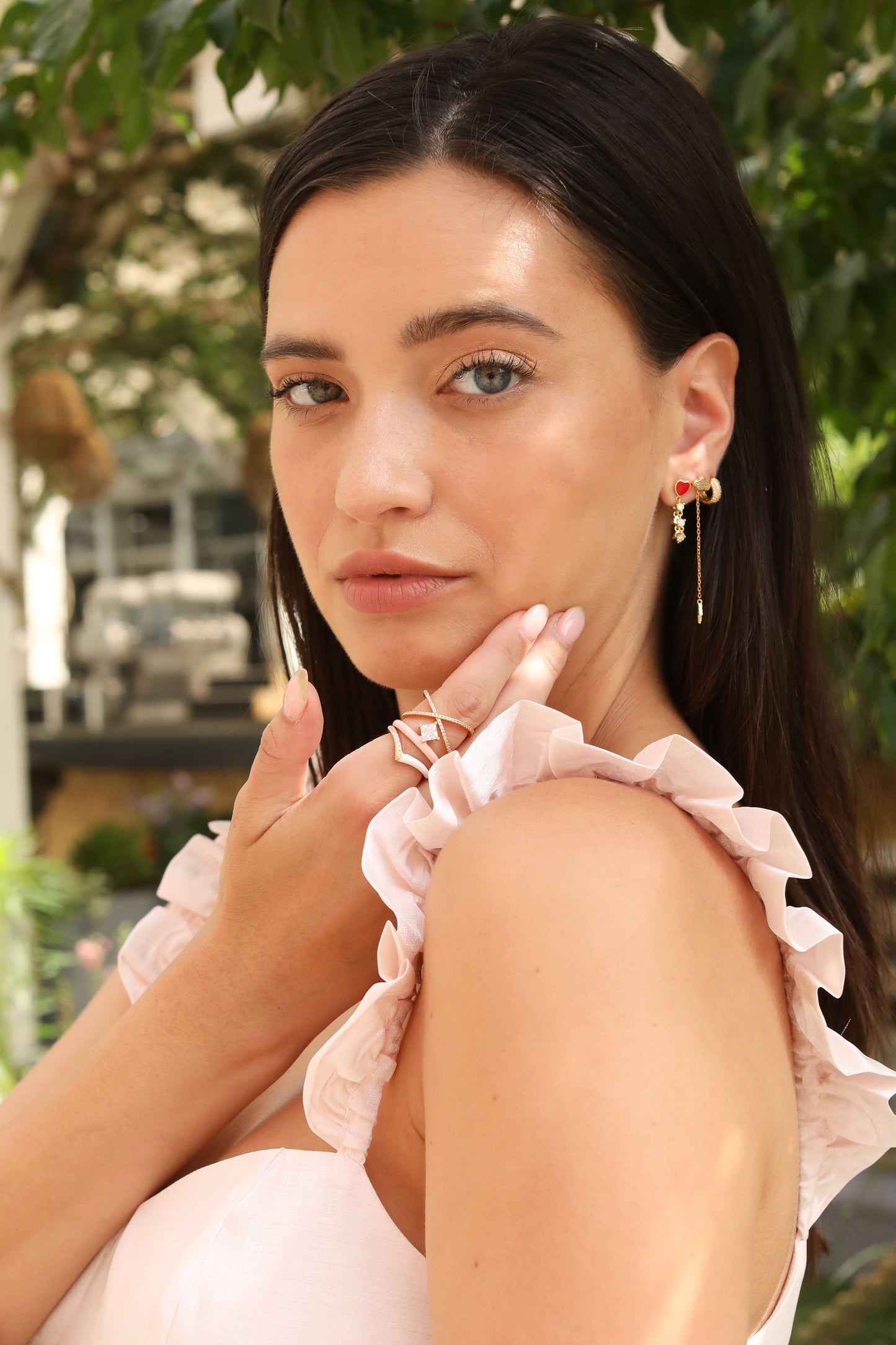 Cloud + Bolt Sterling Silver Drop Earrings Earrings Mure + Grand