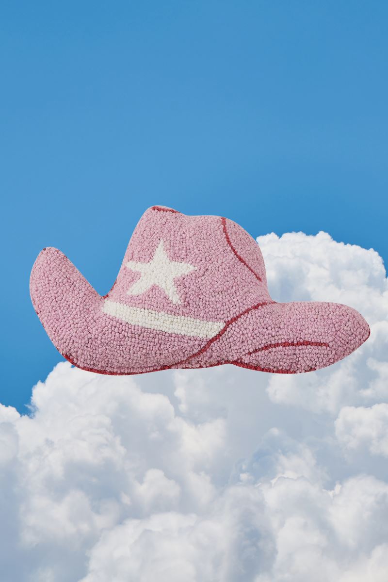Cowboy Hat Wool Throw Pillow Pillow Peking Handicraft