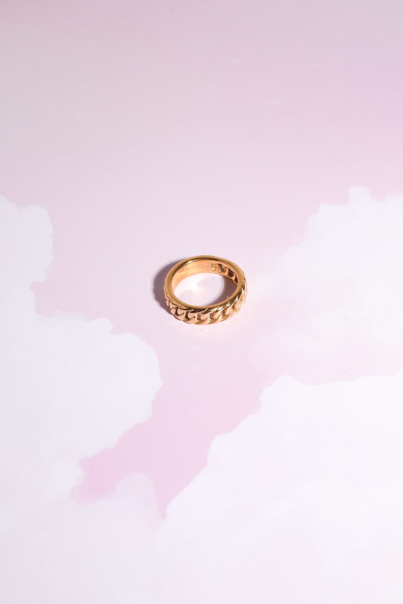 Daring Chain Link Stacking Ring Rings Mure + Grand