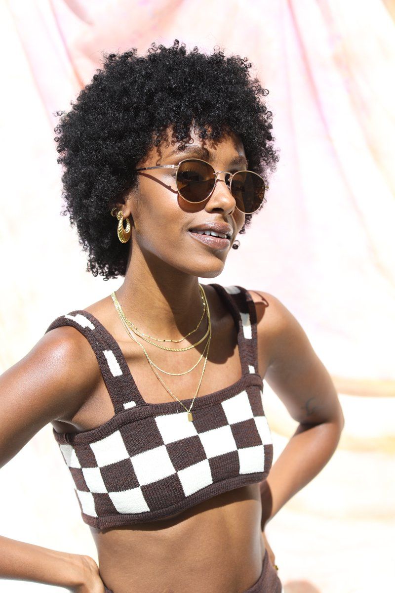 Delancey Metal Round Sunglasses Sunglasses Mulberry & Grand