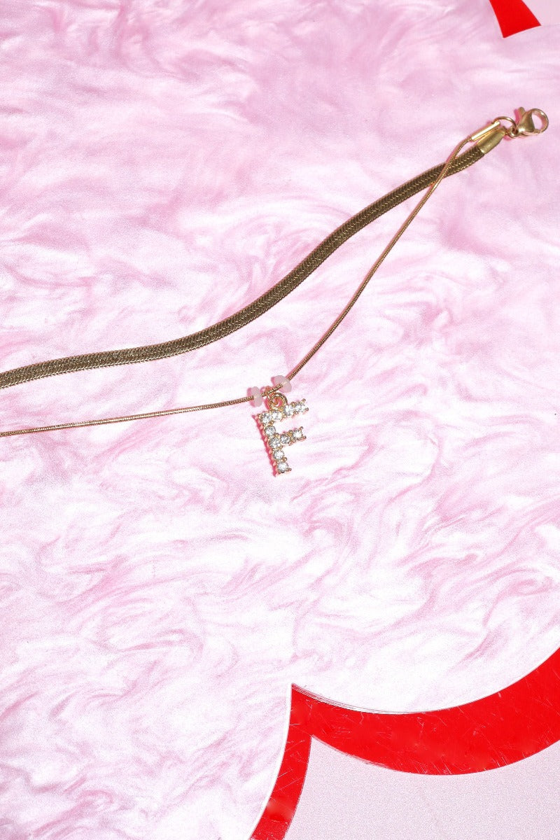 Diamond Charm Initial Bracelet Jewelry Mure + Grand F