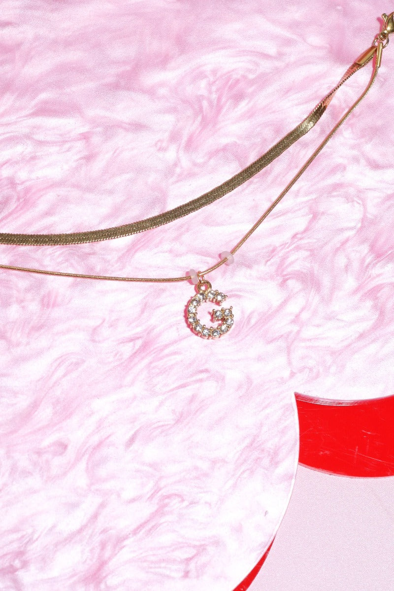 Diamond Charm Initial Bracelet Jewelry Mure + Grand G