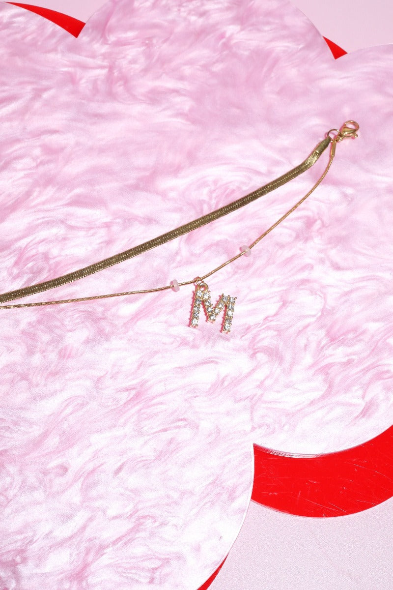 Diamond Charm Initial Bracelet Jewelry Mure + Grand M 