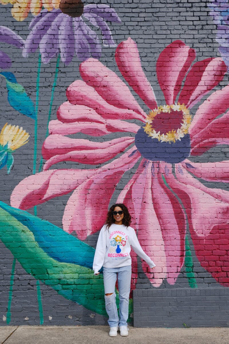 Disconnect to Reconnect Puff Sweatshirt sweatshirt mure + grand