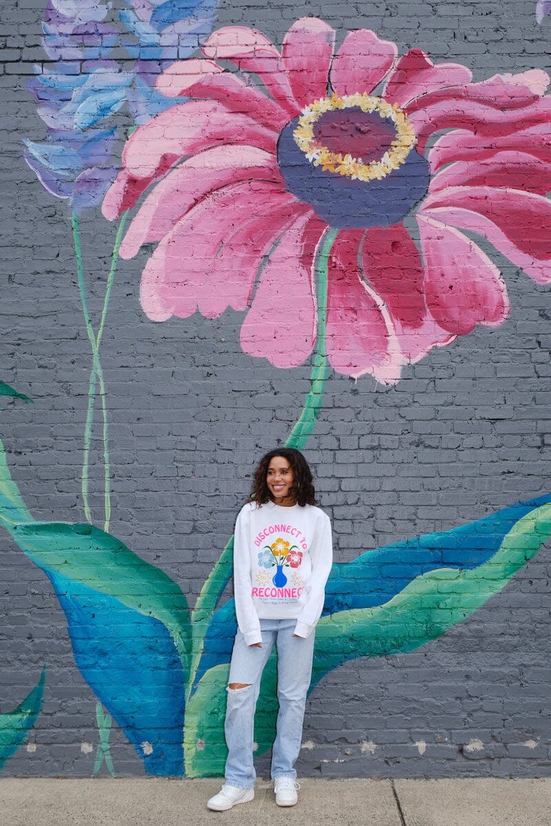 Disconnect to Reconnect Puff Sweatshirt sweatshirt mure + grand