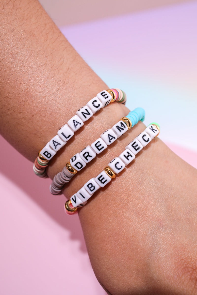 Dream Inspirational Beaded Bracelet Bracelet Mure + Grand