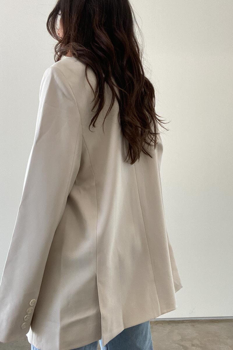 Enya Cream Blazer Clothing Et Clet