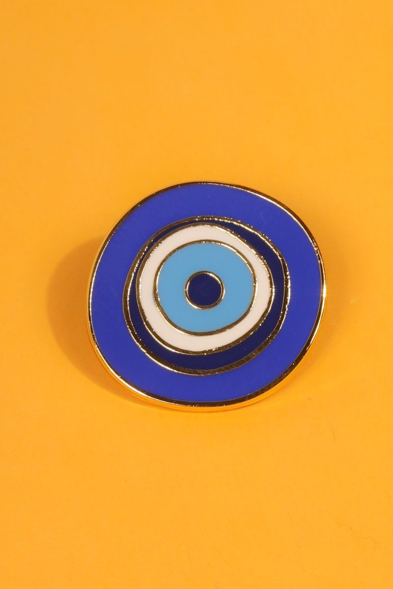 Evil Eye Enamel Pin Enamel Pin Patches & Pins