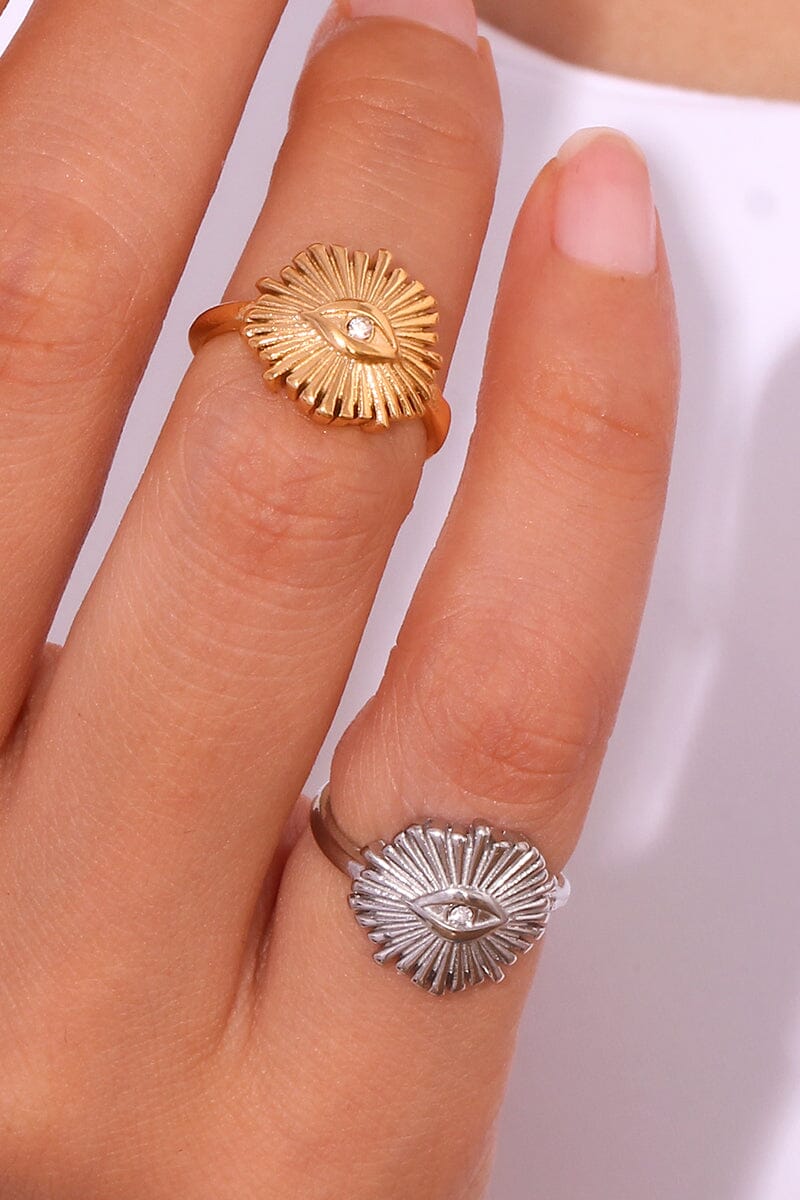 Evil Eye Starburst Midi Ring Rings mure + grand
