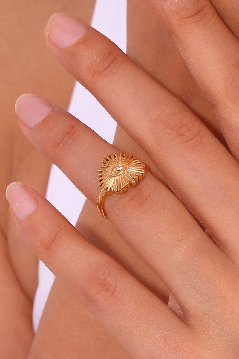Evil Eye Starburst Midi Ring Rings mure + grand