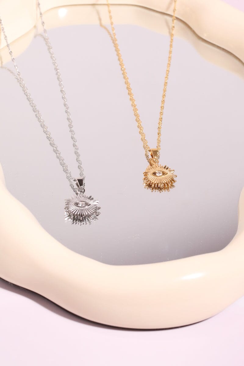 Evil Eye Starburst Necklace Necklaces mure + grand