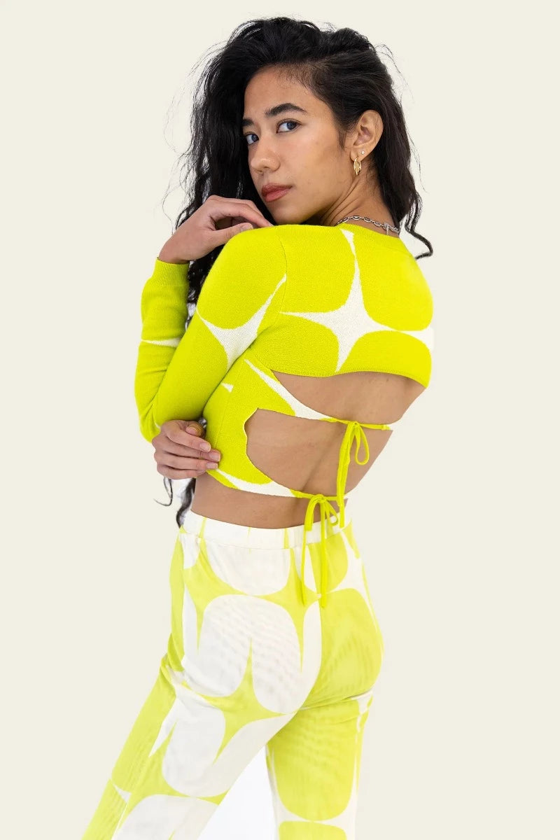 find me now Audrey Knit Crop Top Clothing Find Me Now