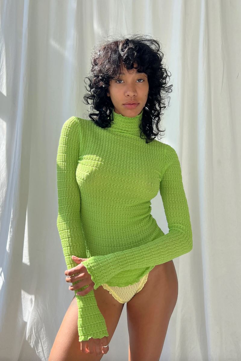 find me now Inez Mesh Top Clothing Find Me Now