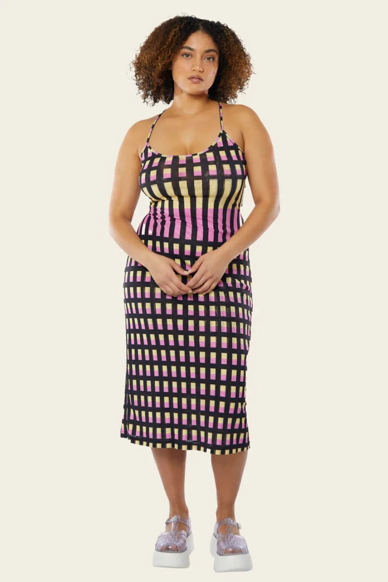 find me now Kai Dress in Honeysuckle Clothing Find Me Now