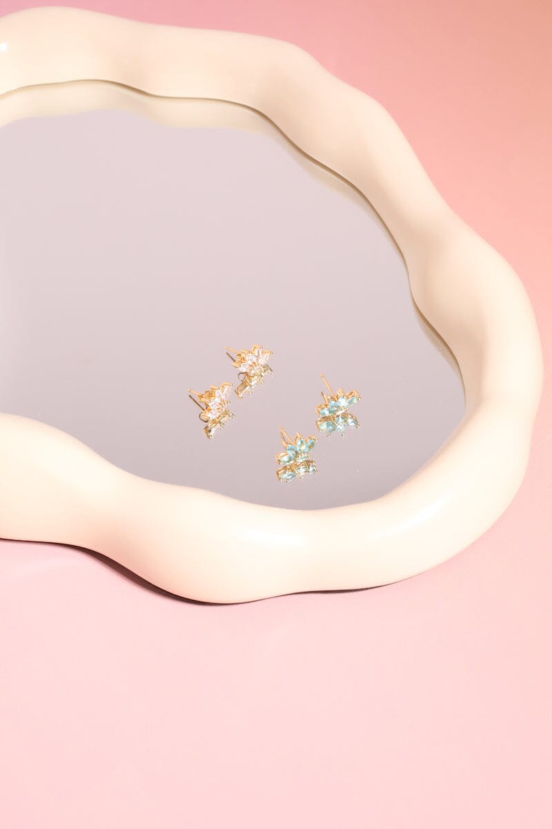 Flora Sterling Silver Stud Earrings Earrings mure + grand