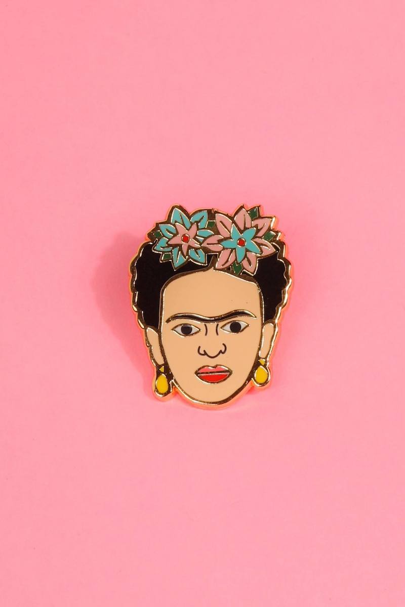 Frida Enamel Pin Enamel Pin Patches & Pins