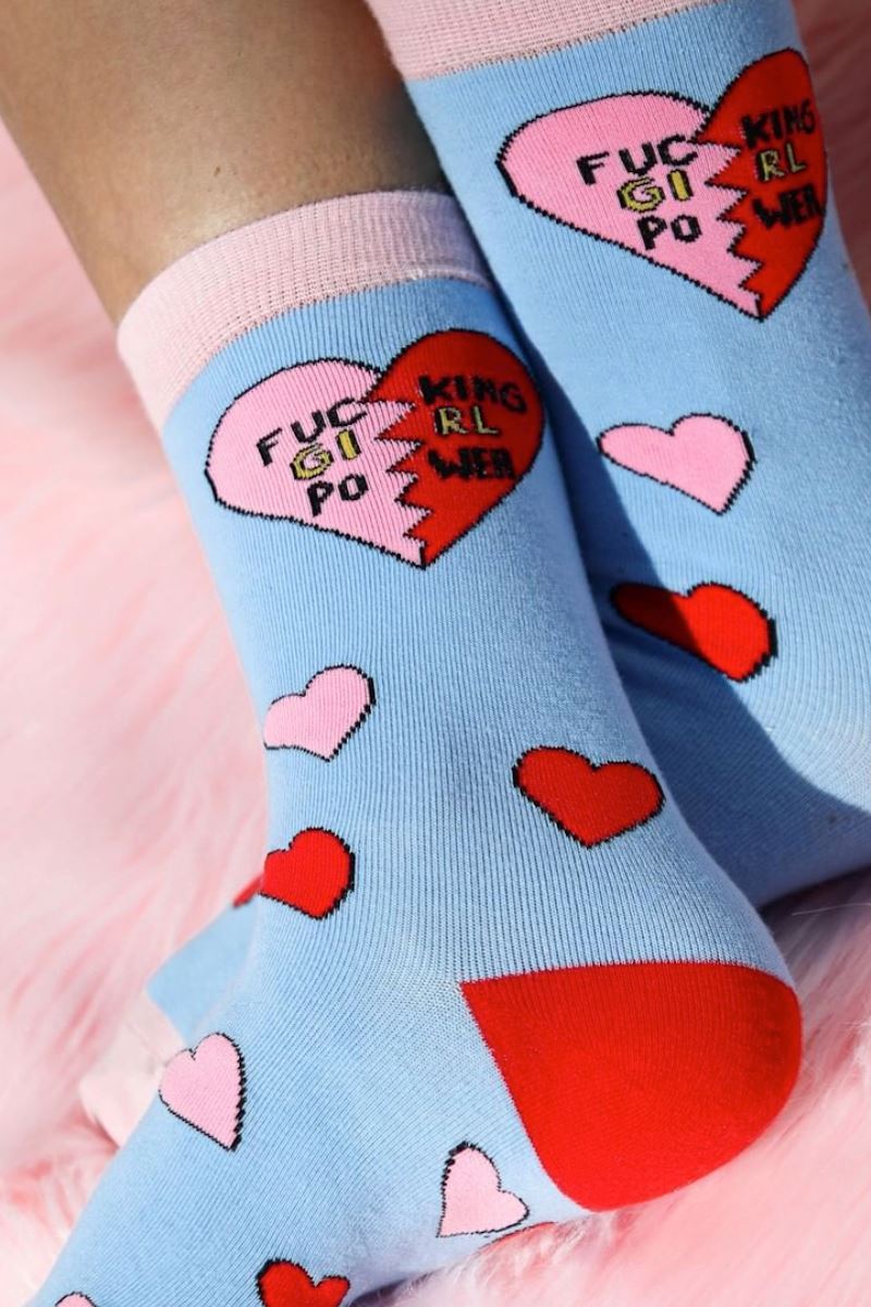 Fucking Girl Power Socks Socks Mulberry & Grand