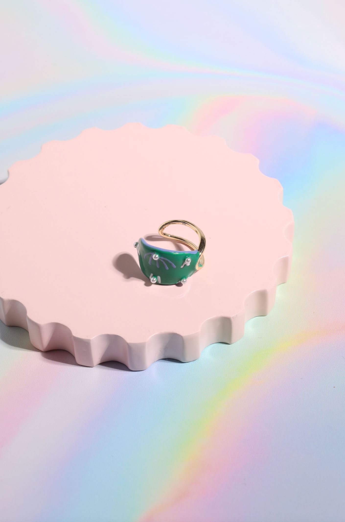 Garden Party Painted Stacking Ring Rings mure + grand