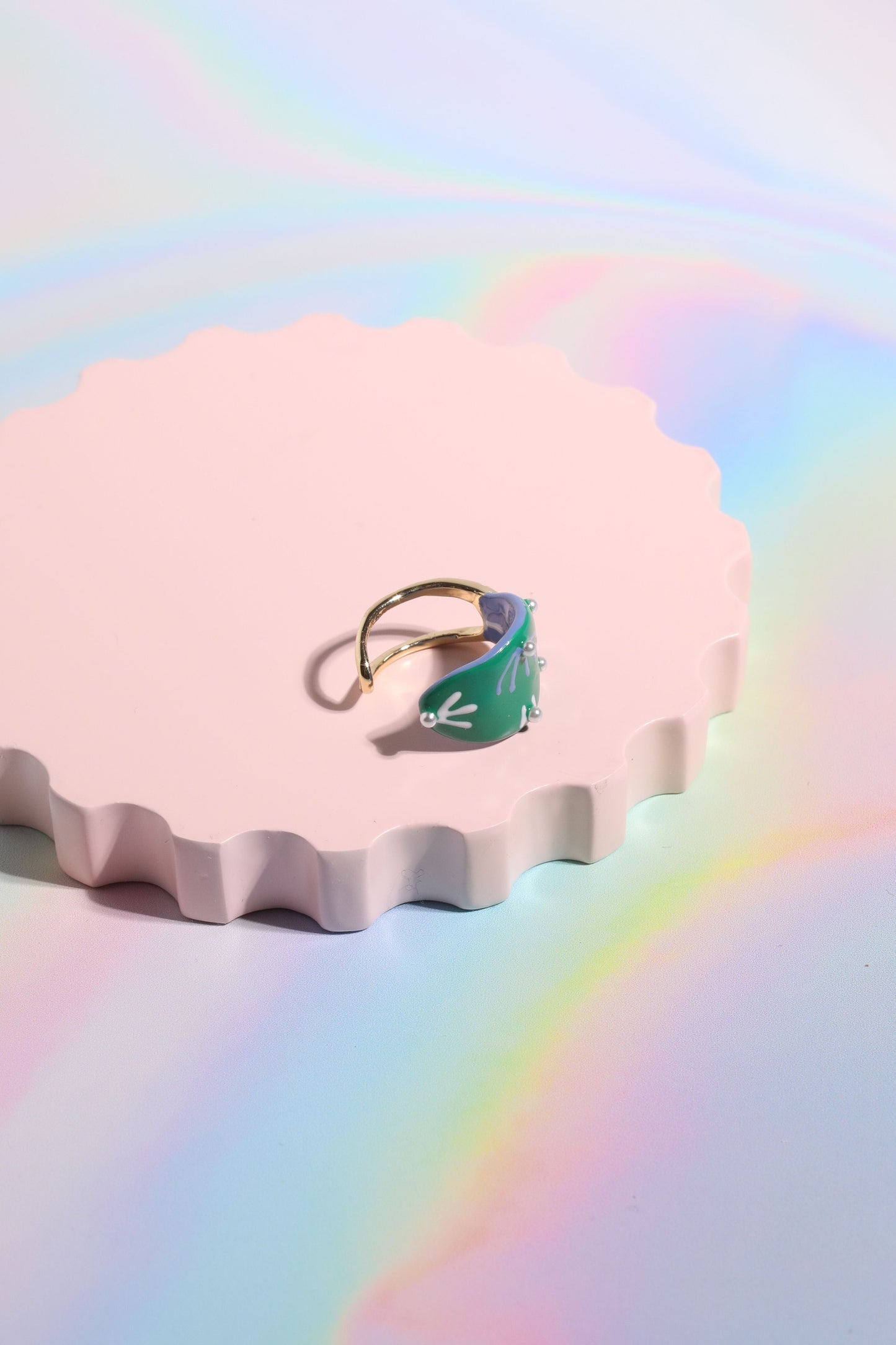 Garden Party Painted Stacking Ring Rings mure + grand