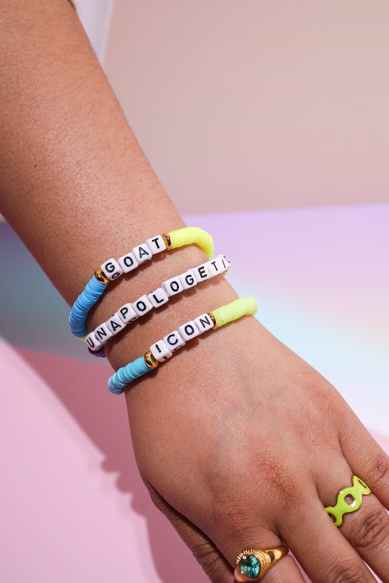 GOAT Inspirational Beaded Bracelet Bracelet Mure + Grand
