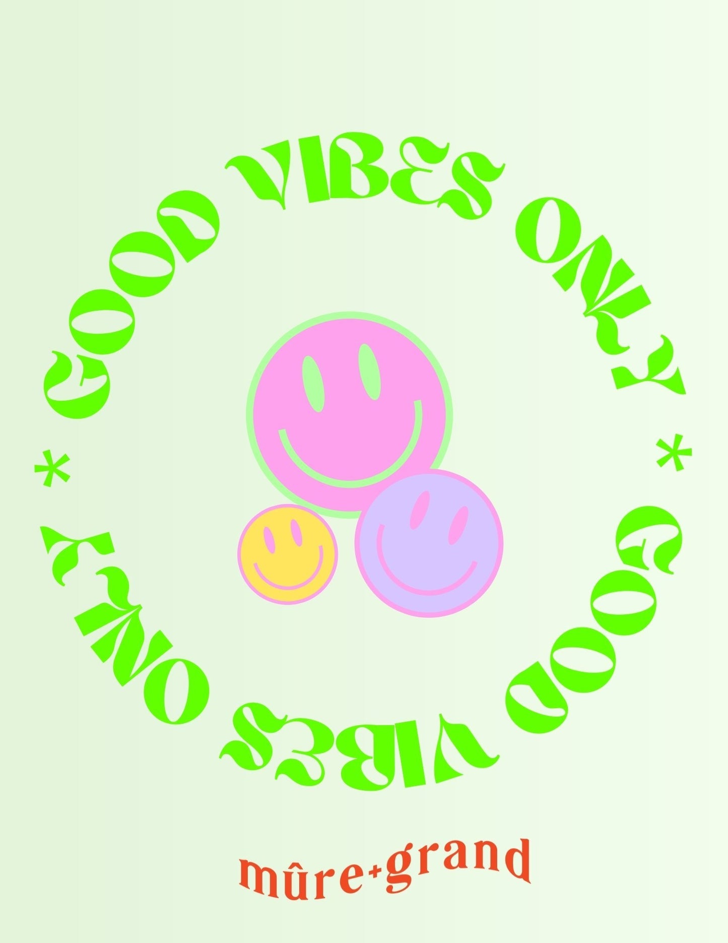 Good Vibes Only E-Gift Card Gift Card Mulberry & Grand
