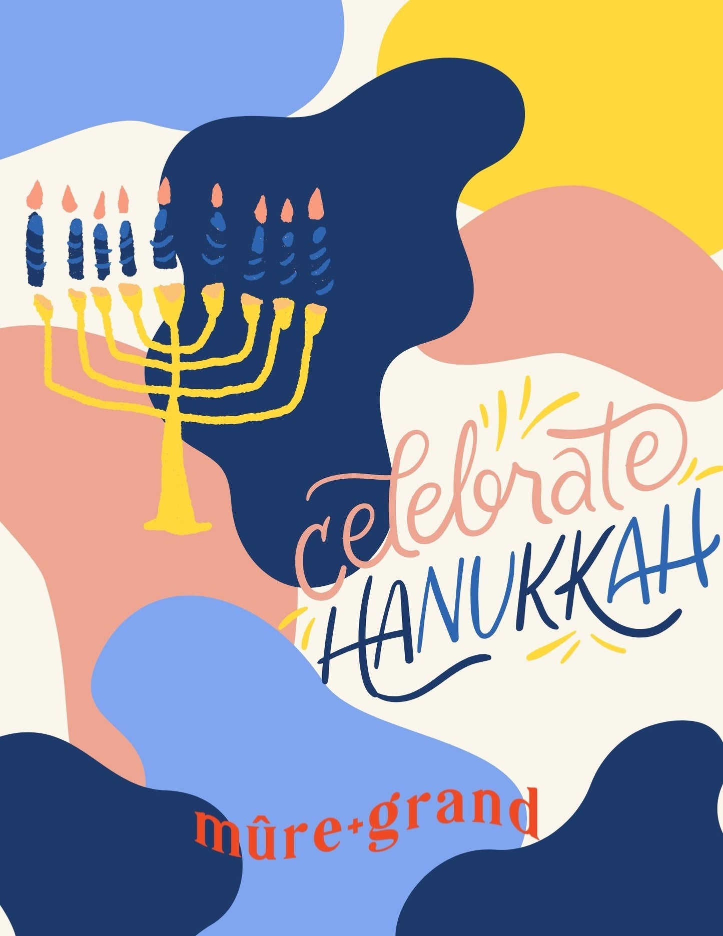 Happy Hanukkah E-Gift Card Gift Card Mulberry & Grand