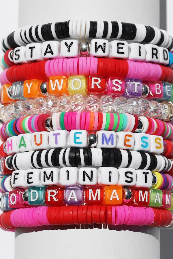 Haute Mess Inspirational Beaded Bracelet