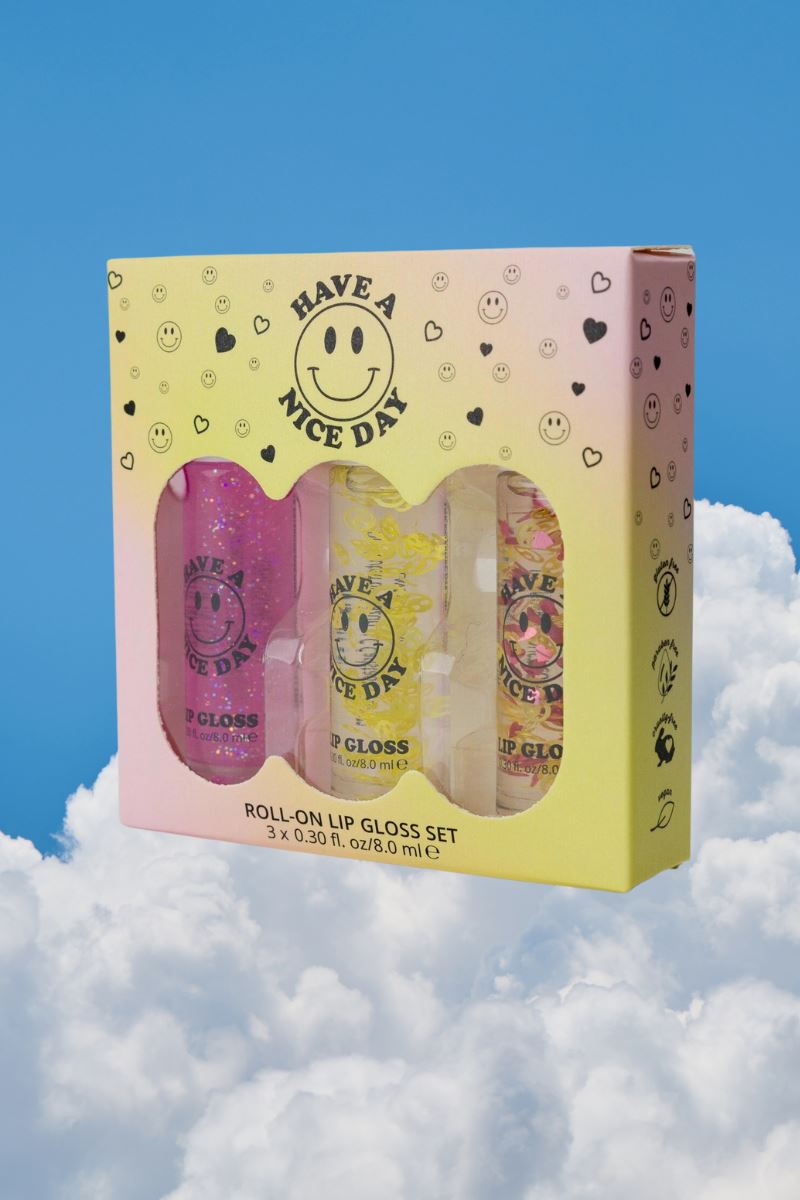 Have a Nice Day Lip Gloss Trio Set Beauty Lavender Stardust