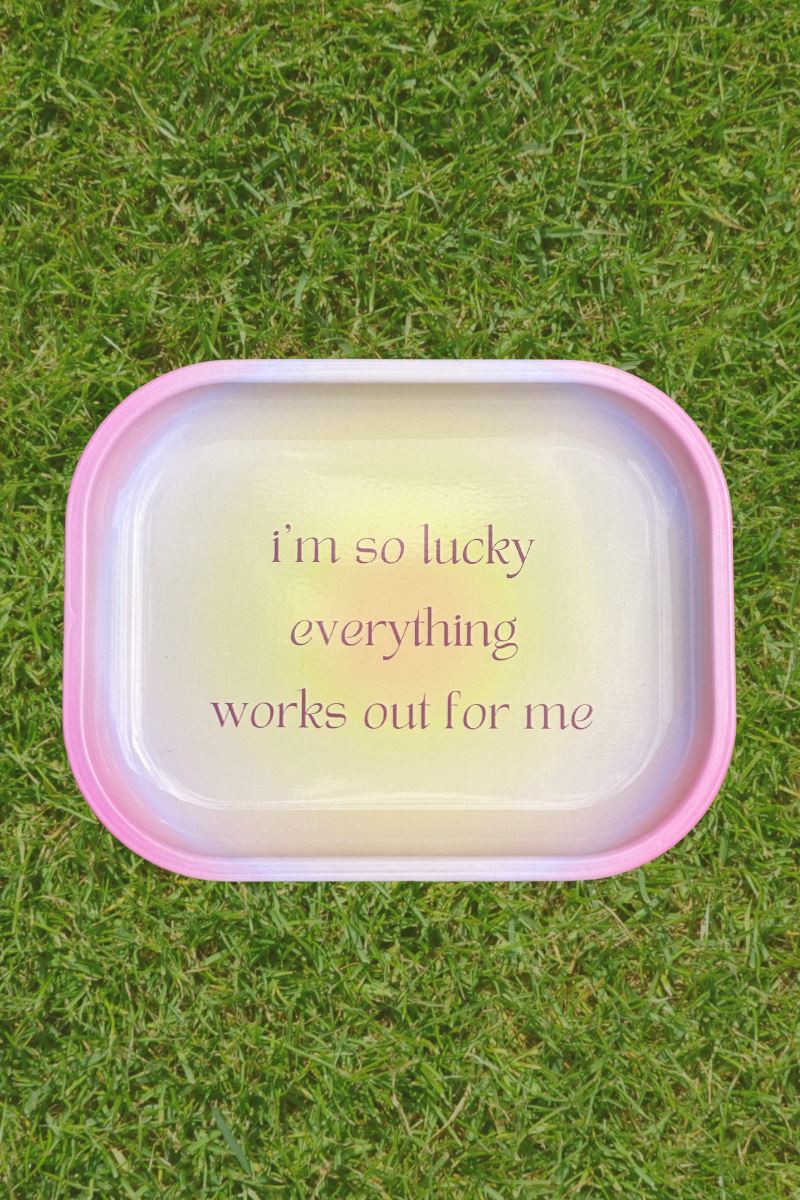 I'm So Lucky Rolling Tray Rolling Trays Mure + Grand