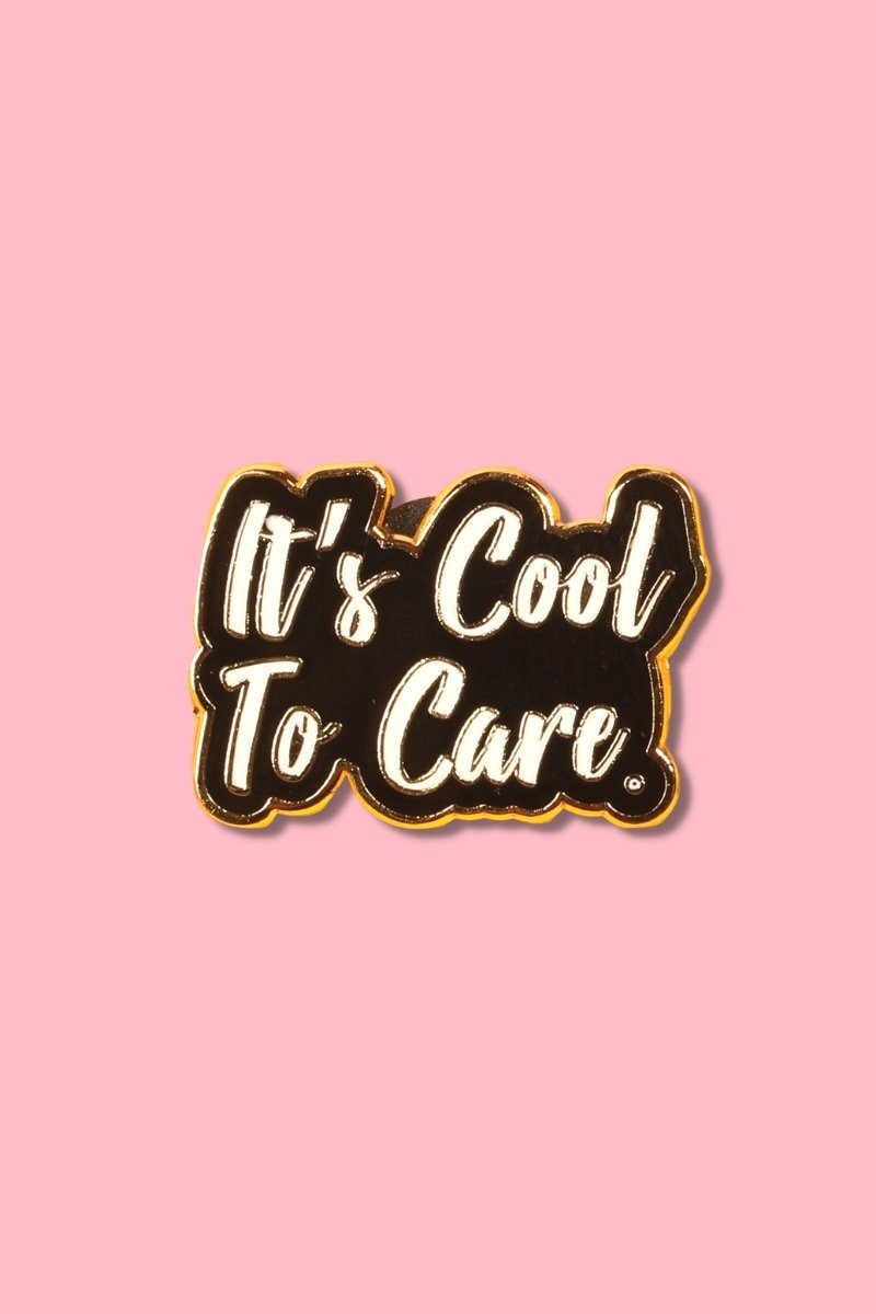 It's Cool To Care Enamel Pin Enamel Pin Patches & Pins
