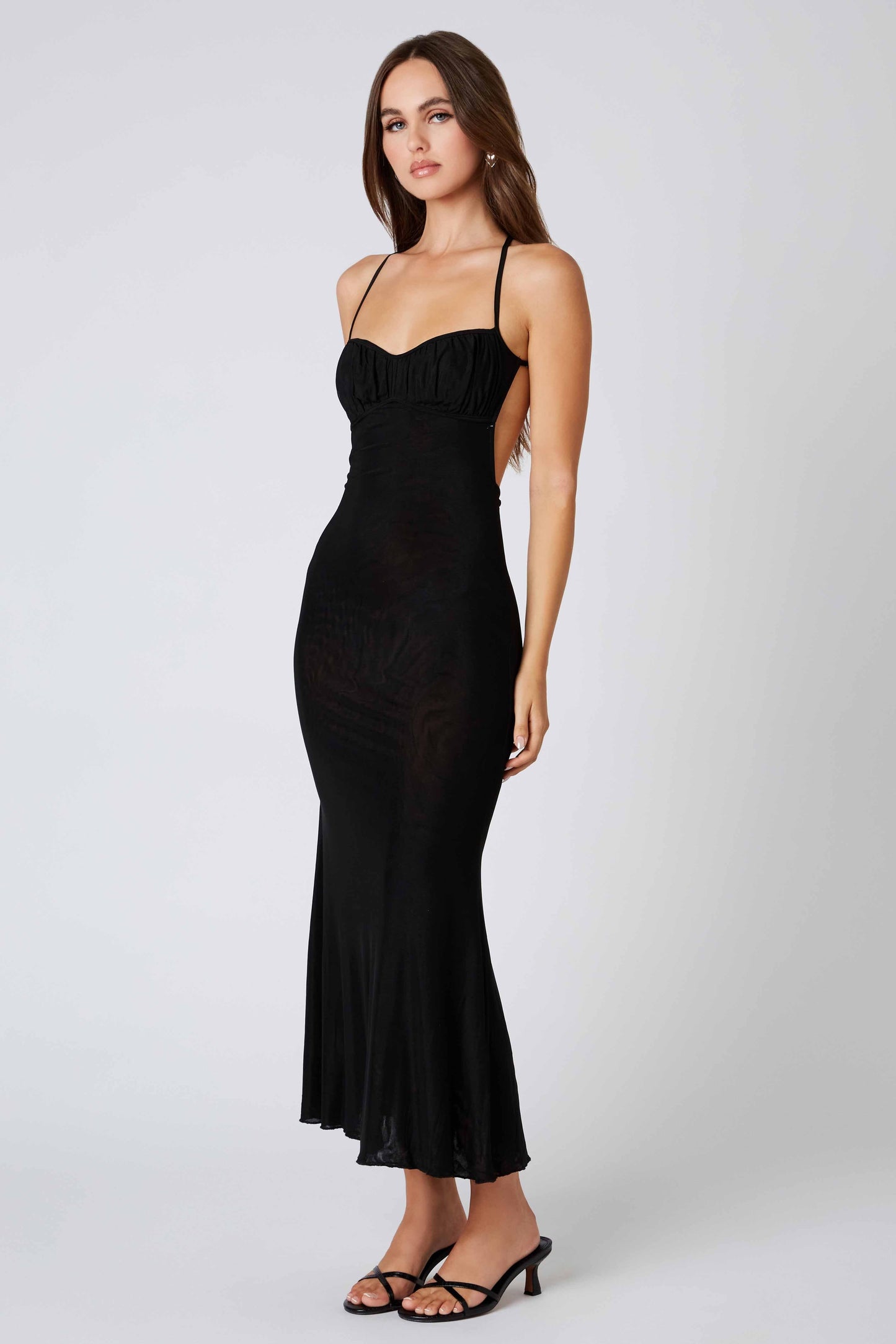 Jessie Maxi Halter Dress Clothing Cotton Candy LA