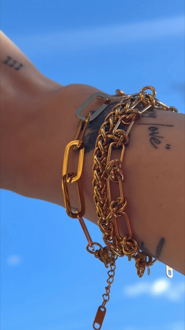 Knot Chain Link Bracelet Bracelet Mure + Grand