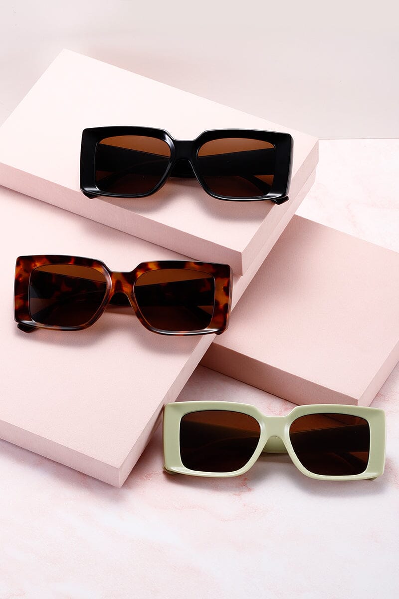La Palma Square Frame Sunglasses Sunglasses mure + grand
