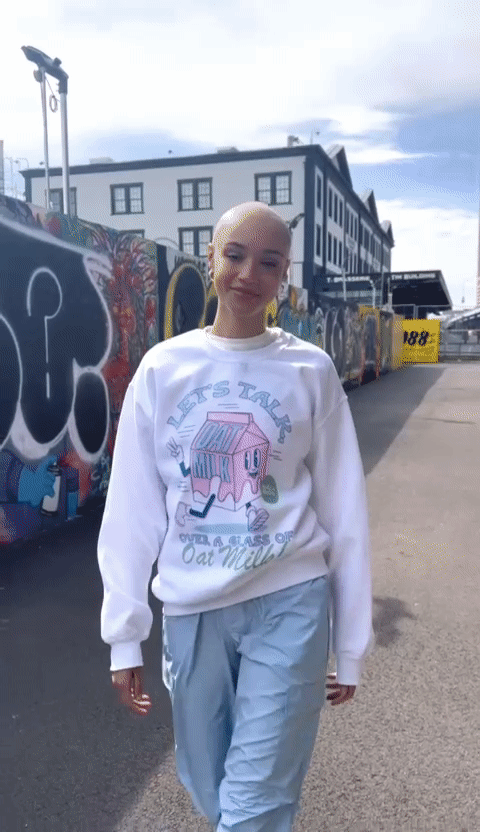 Let's Talk Over a Glass of Oatmilk Sweatshirt sweatshirt Mure + Grand