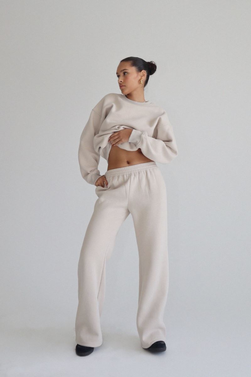 Like a Cloud Straight Leg Sweatpants Clothing Bailey Rose