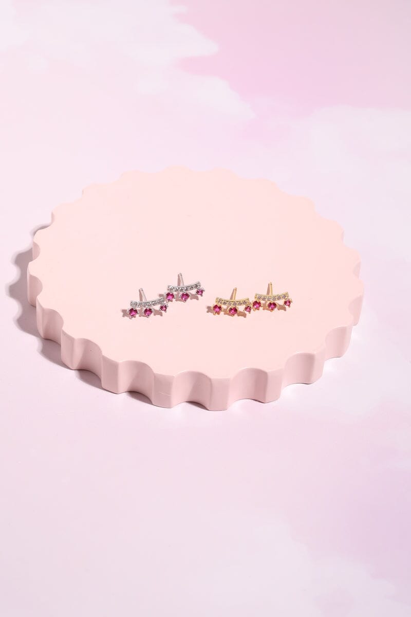 Majesty Sterling Silver Stud Earrings Earrings mure + grand