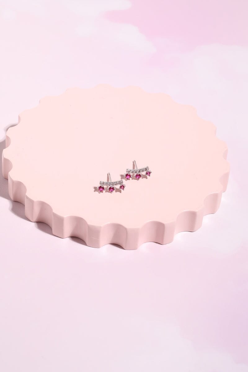 Majesty Sterling Silver Stud Earrings Earrings mure + grand Silver