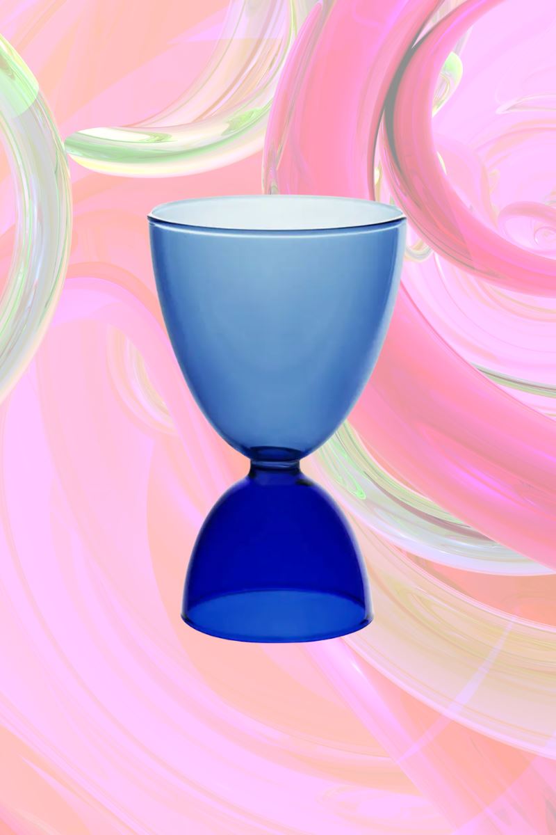 Mamo Blue glass Drinkware Mamo