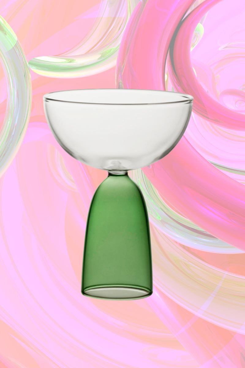 Mamo Coupe Glass Drinkware Mamo Green