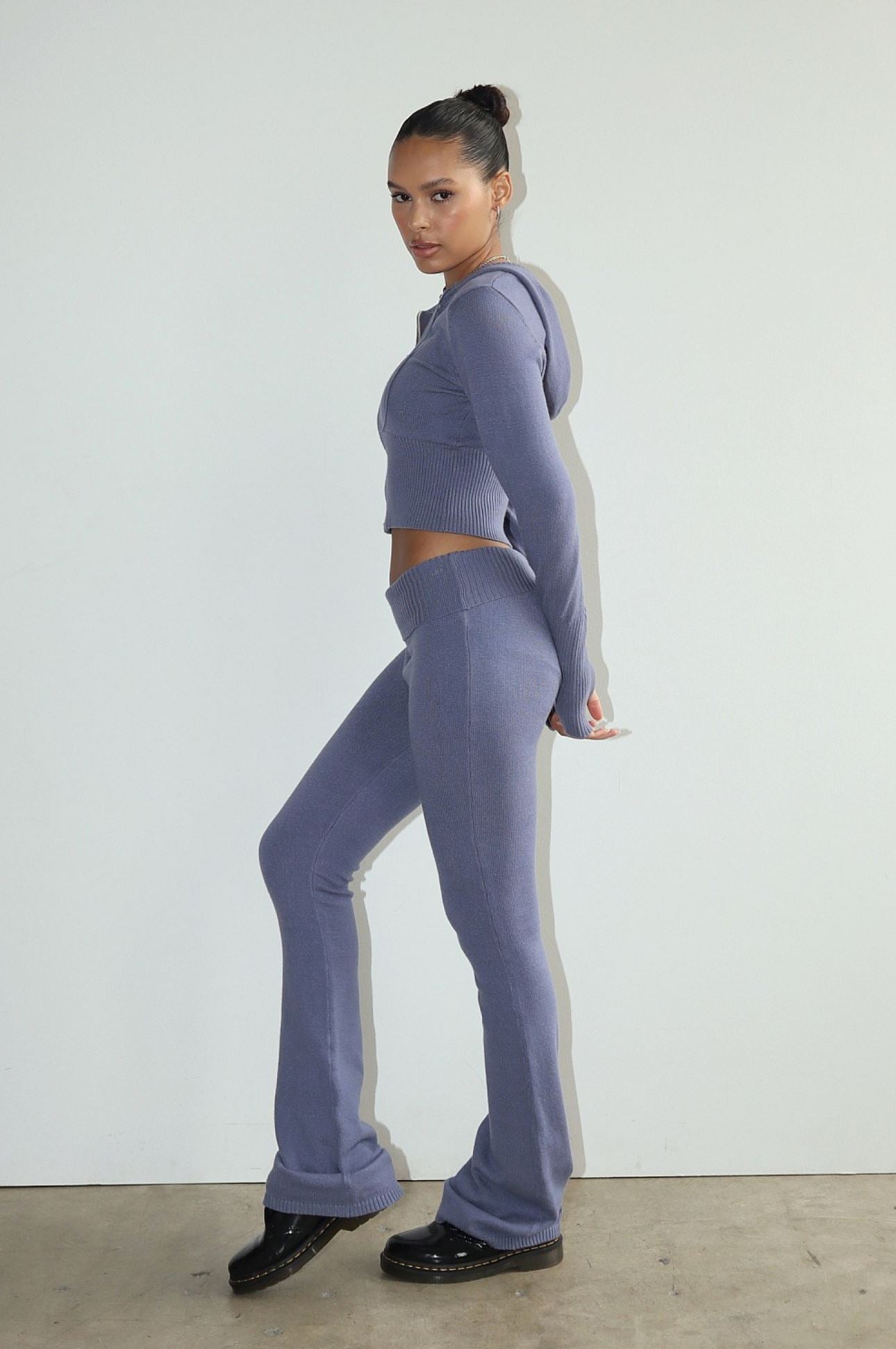 Midnight Sweater Flare Pants Clothing Bailey Rose