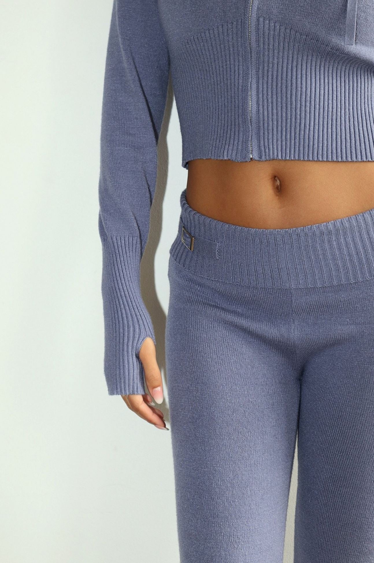 Midnight Sweater Flare Pants Clothing Bailey Rose