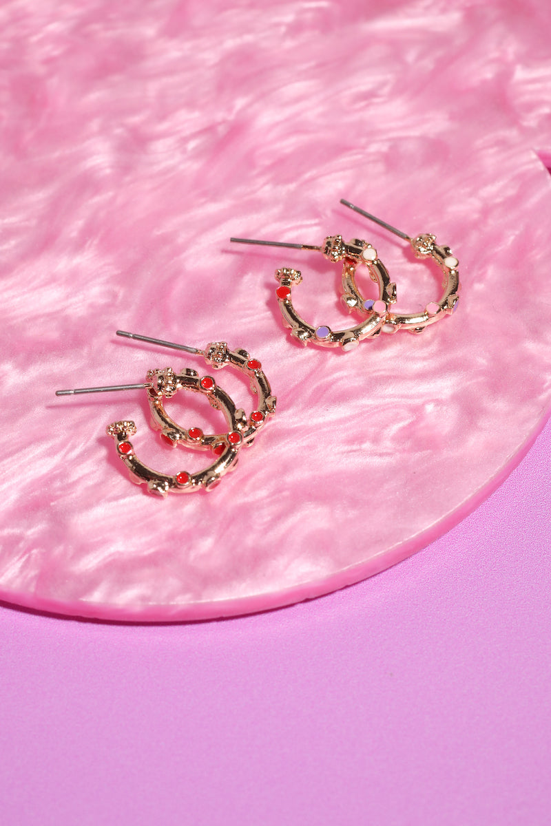 Mini Confetti Hoop Earrings Earrings Mure + Grand
