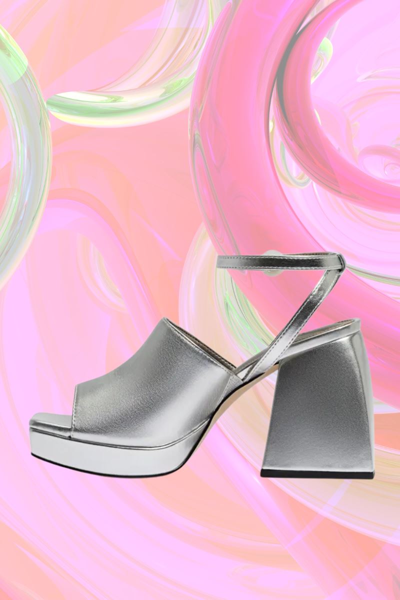 Miranda Metallic Heel Shoes Circus by Sam Eldman