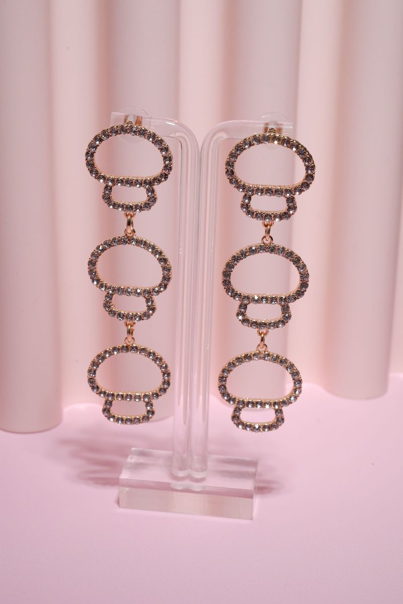 Mushroom Crystal Dangle Earrings Earrings Mure + Grand