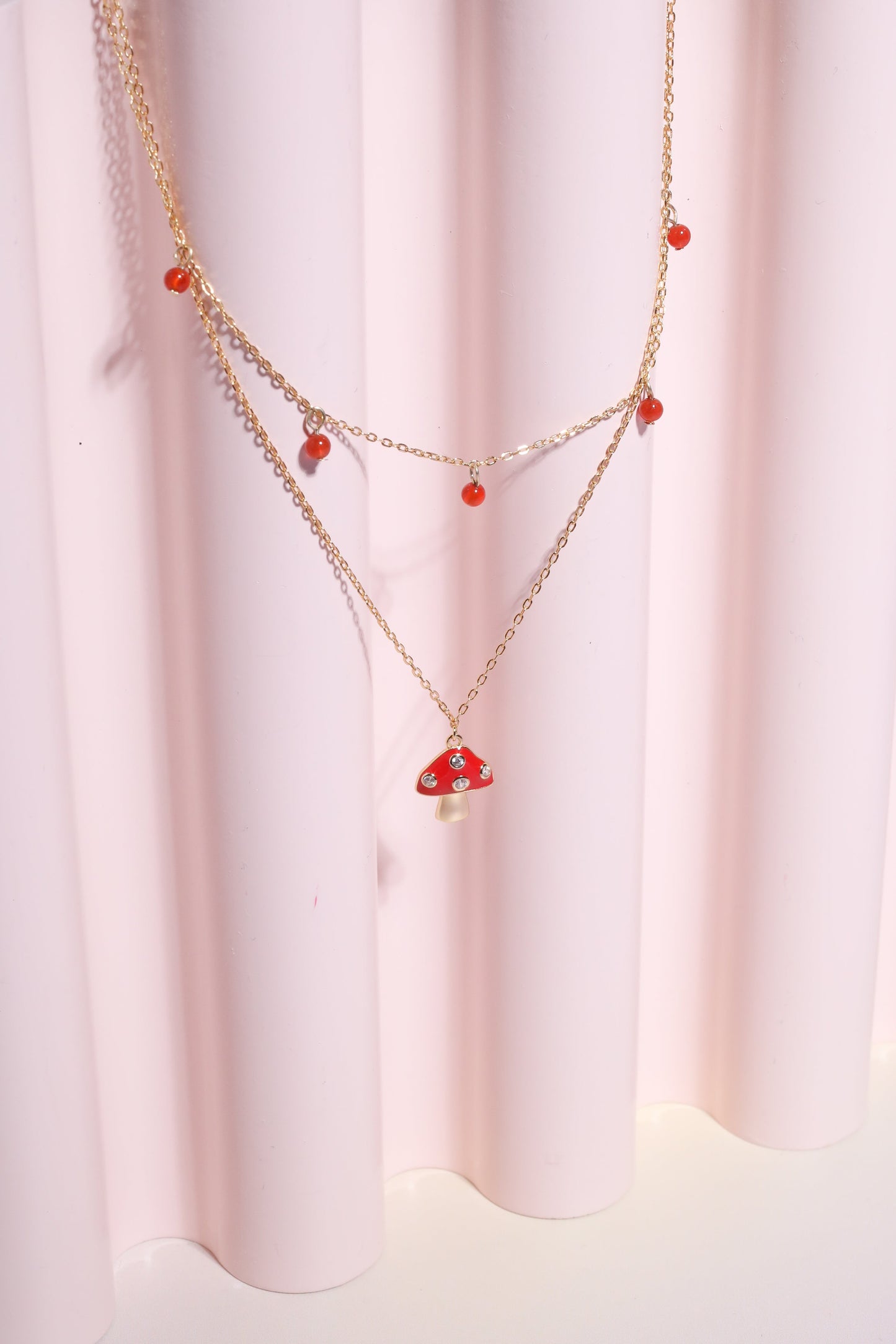 Mushroom You A Lot Sterling Silver Necklace Necklaces Mulberry & Grand