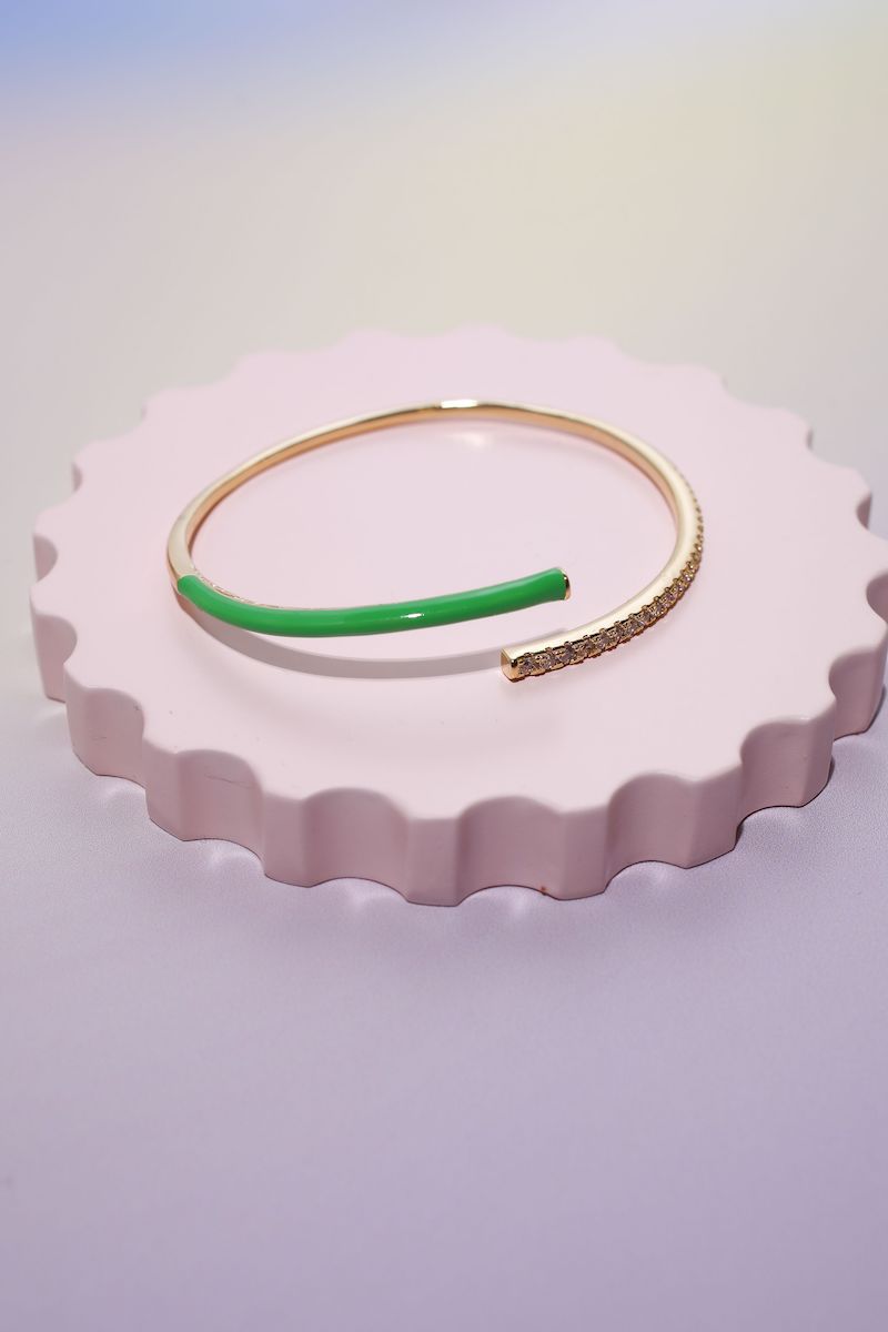 Neon Wrap Bracelet Bracelet Mure + Grand Green