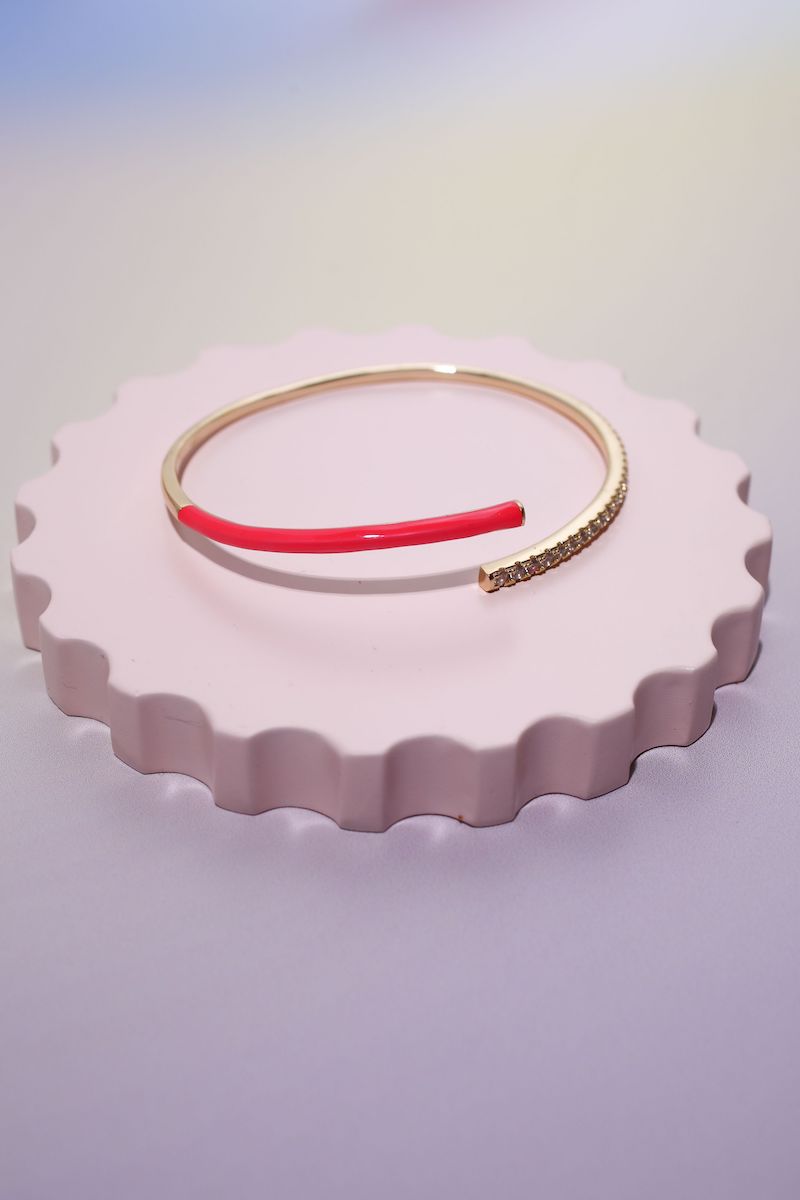 Neon Wrap Bracelet Bracelet Mure + Grand Pink