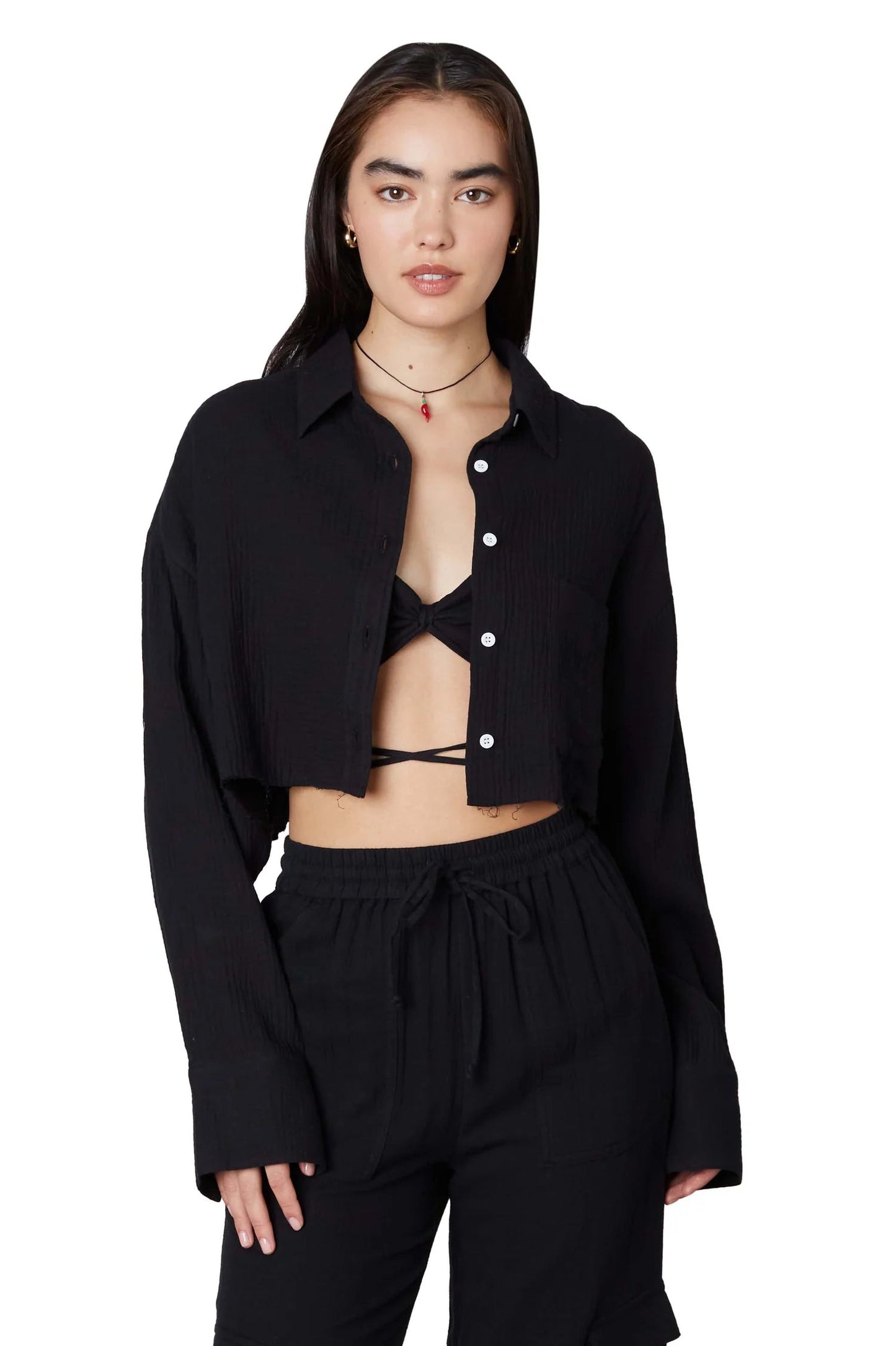 NIA Austin Shirt Clothing NIA Black XS